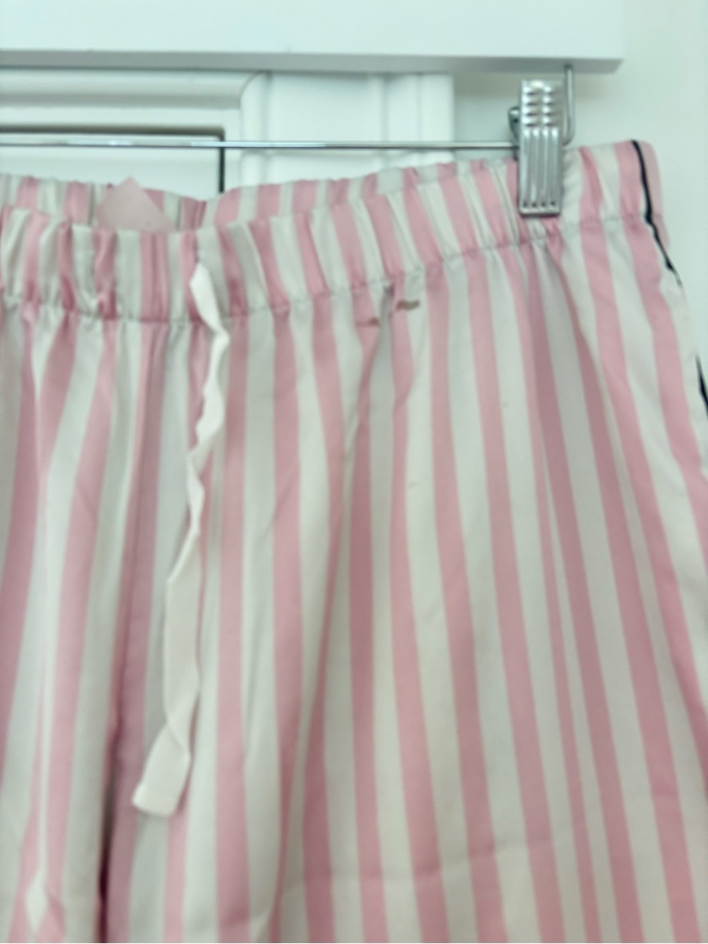 Victoria Secret Womens Pink Striped Pajama Set - Picture 7 of 10